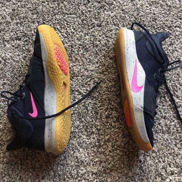 Pg3 obsidian pink blast basketball shoes - Picture 2 of 2